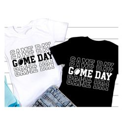 Game Day SVG, Football Mom Svg, Game Day T-Shirt, Fall Design, Football Shirt, Football Mom Png, Svg Files For Cricut