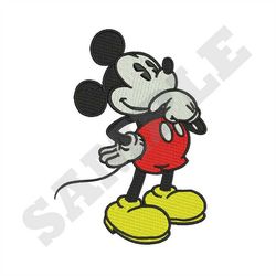 Large Mickey Mouse Machine Embroidery Design