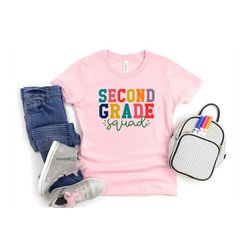 Second Grade Squad Shirt, Second Grade Shirt, Hello Second Grade Shirt, Hello 2nd Grade, Second Grade Teacher Shirt, Bac