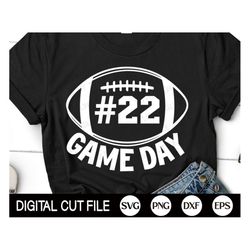 Game Day Svg, Football Mom Svg, Superbowl game day, Cheer Mom, Football Mom Shirt, Png, Dxf, Svg Files For Cricut