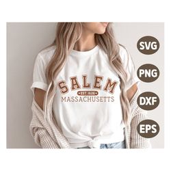 Salem Massachusetts SVG, Halloween Svg, Witch Svg, Halloween Quote Png, Unisex Halloween Shirt Svg, Svg Files For Cricut