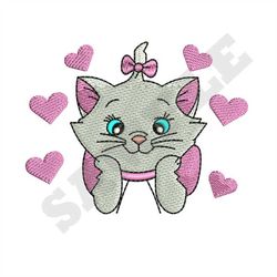 Marie and Hearts Machine Embroidery Designs