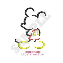 Mickey Mouse Machine Embroidery Design