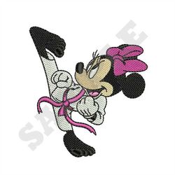 Minnie Mouse Karate Machine Embroidery Design