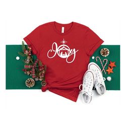 Joy Nativity Shirt,Christmas  Shirt, Joy Shirt,Christmas Shirt,Matching Christmas Shirts,Christmas Joy Shirt, Merry Chri