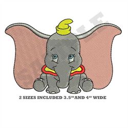 Dumbo Machine Embroidery Design