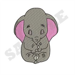 Dumbo Sleeping Machine Embroidery Design