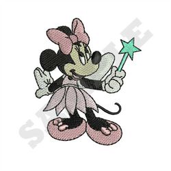 Minnie Mouse Fairy 2 Machine Embroidery Design