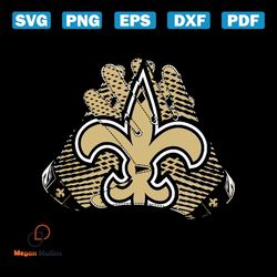 New Orleans Saints Gloves svg