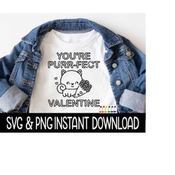 Coloring Shirt SVG, Valentine's Day Kids Color Me Shirt PNG, Valentines Cat Tee Instant Download, Cricut Cut File, Silho