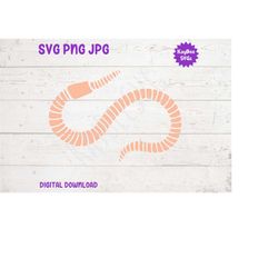 Earthworm SVG PNG Jpg Clipart Digital Cut File Download for Cricut Silhouette Sublimation Printable Art - Personal Use O