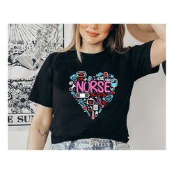 Nurse Valentine's Day Shirt, Nurse Love T-Shirt, Nursing Shirt, Valentine Nurse Tee, Nurse Valentine Shirt, Nurse Gift F