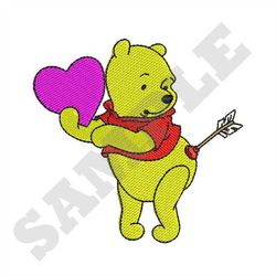 Cupid Winnie the Pooh- Machine Embroidery Design