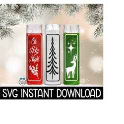 christmas candle svg, christmas candle bundle svg, 8' glass jar candle svg instant download, cricut cut file, silhouette