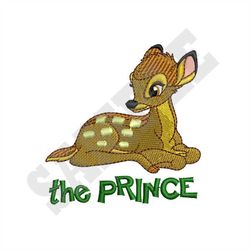 The Prince Bambi Machine Embroidery Design