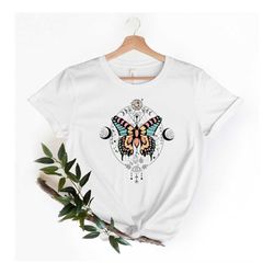 Death's Head Moth T-shirt, Moth shirt, Alchemy Death Moth shirt,Death Bug shirt, Alchemy shirt, Insect Shirt, Goth Aesth