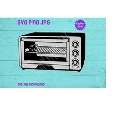 Toaster Oven SVG PNG JPG Clipart Cut File Download for Cricut Silhouette Sublimation Printable Art - Personal Use Only