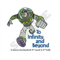Infinity and Beyond Machine Embroidery Design