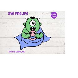 Monster Baby SVG PNG JPG Clipart Digital Cut File Download for Cricut Silhouette Sublimation Printable Art - Personal Us