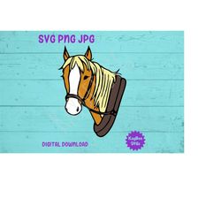 Palomino Horse SVG PNG JPG Clipart Digital Cut File Download for Cricut Silhouette Sublimation Printable Art - Personal