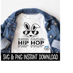 Hip Hop Easter SVG, Hip Hop Easter PNG, Boys Easter Stacked Tee SVG, Instant Download, Cricut Cut Files, Silhouette Cut