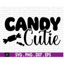 Candy Cutie, Girls Halloween, Halloween SVG, Kids Halloween, Girls Halloween SVG, Cut File, Cute halloween svg, SVG, Pri
