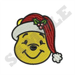 Winnie the Pooh Santa- Machine Embroidery Design