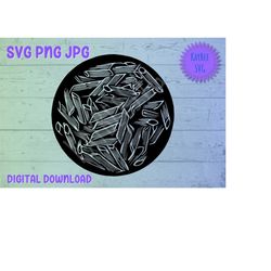 Penne Pasta SVG PNG JPG Clipart Digital Cut File Download for Cricut Silhouette Sublimation Printable Art - Personal Use
