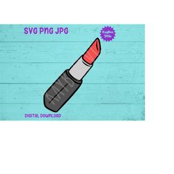 Lipstick SVG PNG JPG Clipart Digital Cut File Download for Cricut Silhouette Sublimation Printable Art - Personal Use On