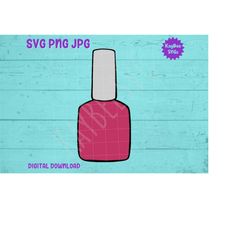 Nail Polish Bottle SVG PNG JPG Clipart Digital Cut File Download for Cricut Silhouette Sublimation Printable Art - Perso