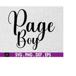 Page Boy svg, Wedding svg, Instant Digital Download files included!