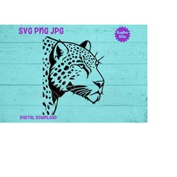 Leopard Big Cat SVG PNG JPG Clipart Digital Cut File Download for Cricut Silhouette Sublimation Printable Art - Personal