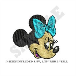 Minnie Mouse Sm Machine Embroidery Design