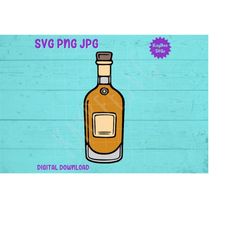 Bottle of Bourbon SVG PNG JPG Clipart Digital Cut File Download for Cricut Silhouette Sublimation Printable Art - Person