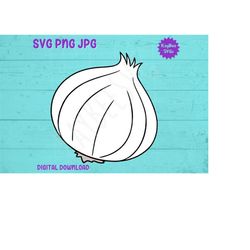 Head of Garlic SVG PNG Jpg Clipart Digital Cut File Download for Cricut Silhouette Sublimation Printable Art - Personal