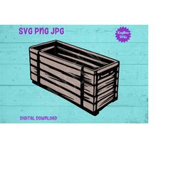 Wooden Crate SVG PNG JPG Clipart Digital Cut File Download for Cricut Silhouette Sublimation Printable Art - Personal Us