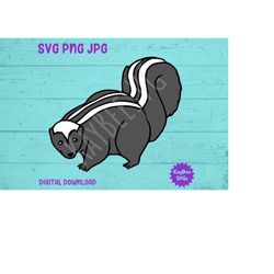 Skunk SVG PNG JPG Clipart Digital Cut File Download for Cricut Silhouette Sublimation Printable Art - Personal Use Only