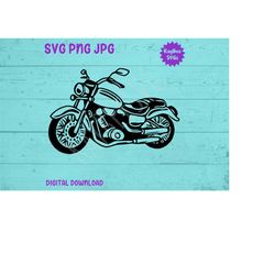 Motorcycle SVG PNG JPG Clipart Digital Cut File Download for Cricut Silhouette Sublimation Printable Art - Personal Use