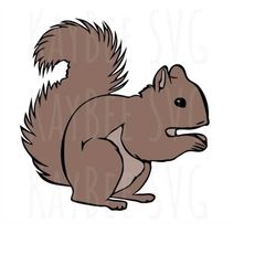 Squirrel SVG PNG JPG Clipart Digital Cut File Download for Cricut Silhouette Sublimation Printable Art - Personal Use On