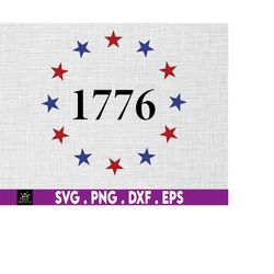 USA Independence Day 1776 Svg, The Fourth of July, Svg, American Patriotic,