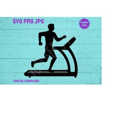 Treadmill SVG PNG JPG Clipart Digital Cut File Download for Cricut Silhouette Sublimation Printable Art - Personal Use O