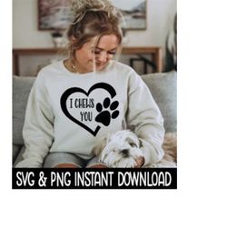 i chews you dog paw svg, png files, dog car decal svg instant download, cricut cut files, silhouette cut files, download