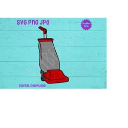 Upright Vacuum Cleaner SVG PNG JPG Clipart Digital Cut File Download for Cricut Silhouette Sublimation Printable Art - P