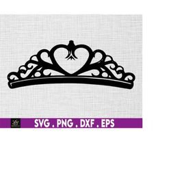 Tiara Princess Crown svg, Princess svg, Crown svg, Instant Digital Download files included!