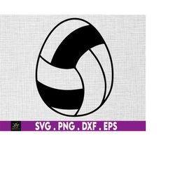 volleyball easter egg svg, easter egg svg, volleyball svg, instant digital download files included!