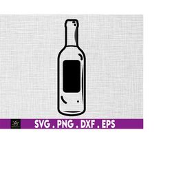 Wine Bottle svg, Wine svg, drink svg,Instant Digital Download files included!
