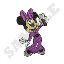 Minnie Mouse Singing Machine Embroidery Design