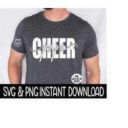 Cheer Papa SVG, Cheerleader Tee Shirt SvG, Cheer SVG, Instant Download, Cricut Cut Files, Silhouette Cut File, Print