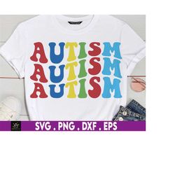 Retro Autism Svg, Autism Awareness Month Svg, Autism Puzzle Svg, Puzzle Piece, Autism Support, 2nd April Svg, Autism Pro