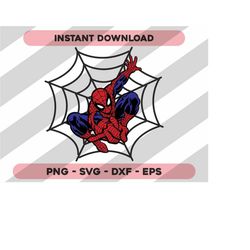 Spiderman svg png ,Spiderman Svg Png,Superhero svg-Instant Download, Cartoon Kids Svg Png